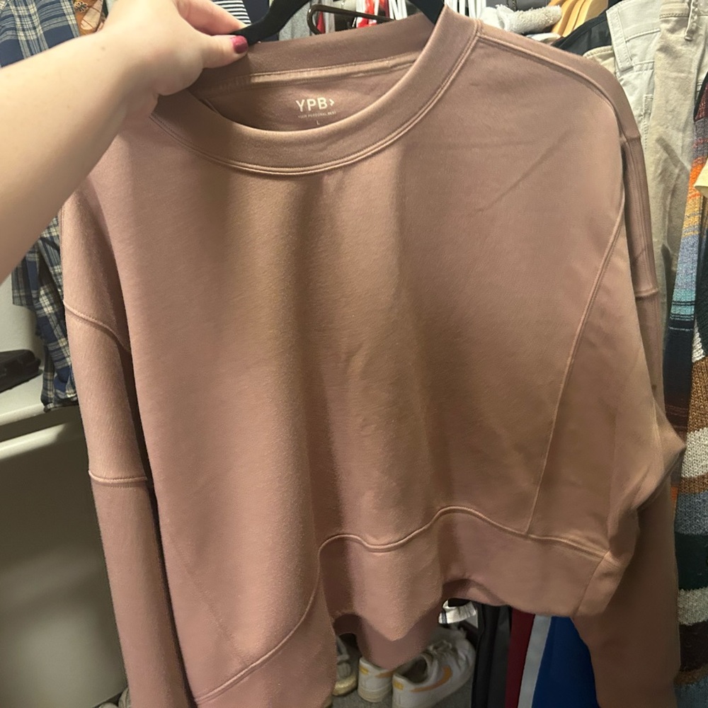 Rose crop sweatshirt
